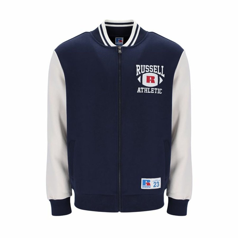 Sport Jakke til Mnd Russell Athletic Bomber Ty Marinebl #2