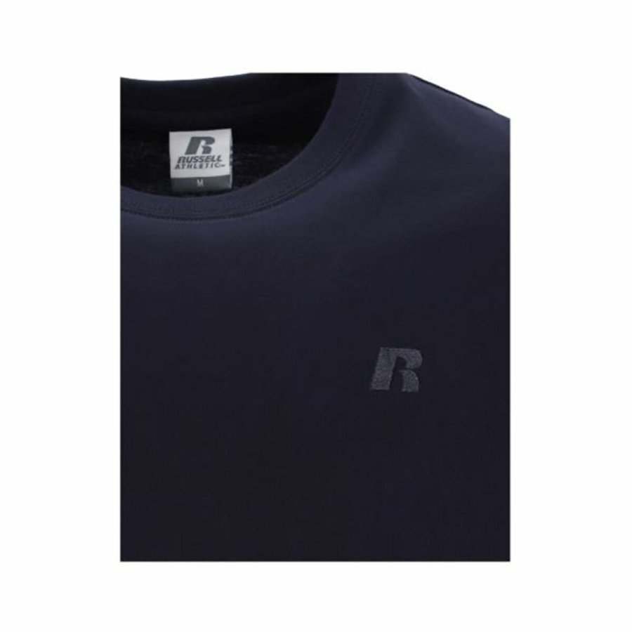 Kortrmet T-shirt til Mnd Russell Athletic Marinebl #3
