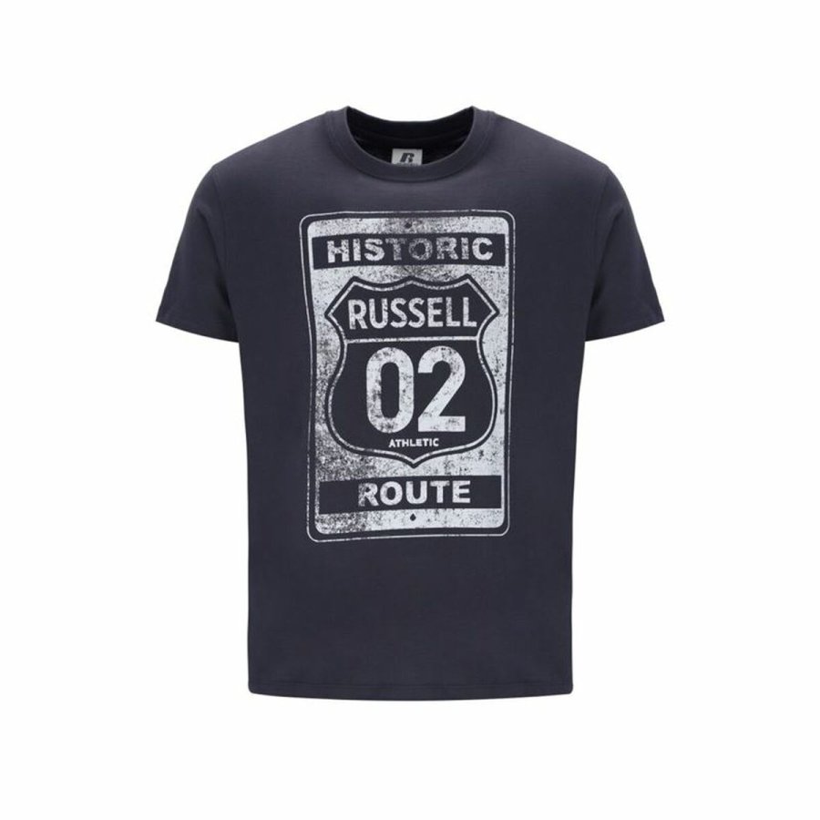 Kortrmet T-shirt til Mnd Russell Athletic AMT A40471 #1