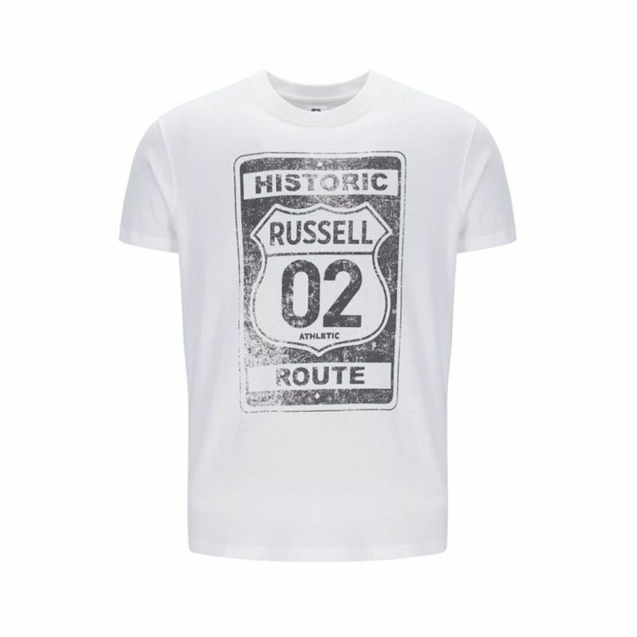 Kortrmet T-shirt til Mnd Russell Athletic AMT A40471 #1
