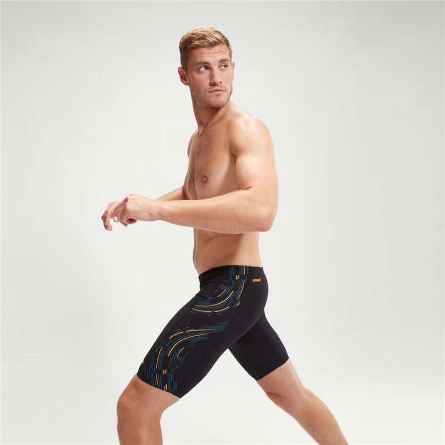 Badetj til Mnd Speedo Tech Panel Jammer Sort #5