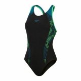 Badetj til Kvinder Speedo Placement Laneback Grn #1