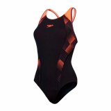 Badetj til Kvinder Speedo Placement Laneback Sort #1