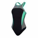 Badetj til Kvinder Speedo High Neck Splice Cross Grn #1