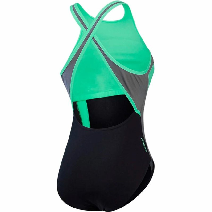 Badetj til Kvinder Speedo High Neck Splice Cross Grn #2