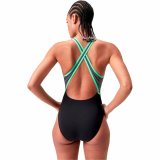 Badetj til Kvinder Speedo High Neck Splice Cross Grn #4