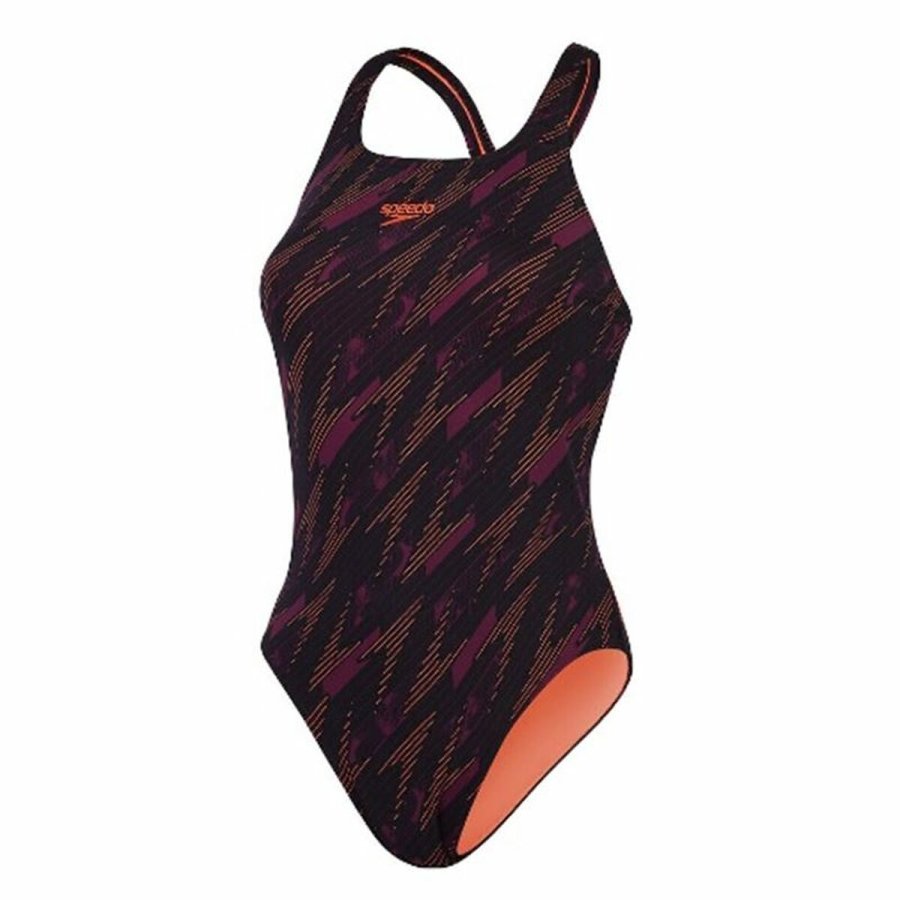 Badetj til Kvinder Speedo Hyperboom Allover Orange #1