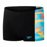 Badetj til Brn Speedo Aquashort Sort #1