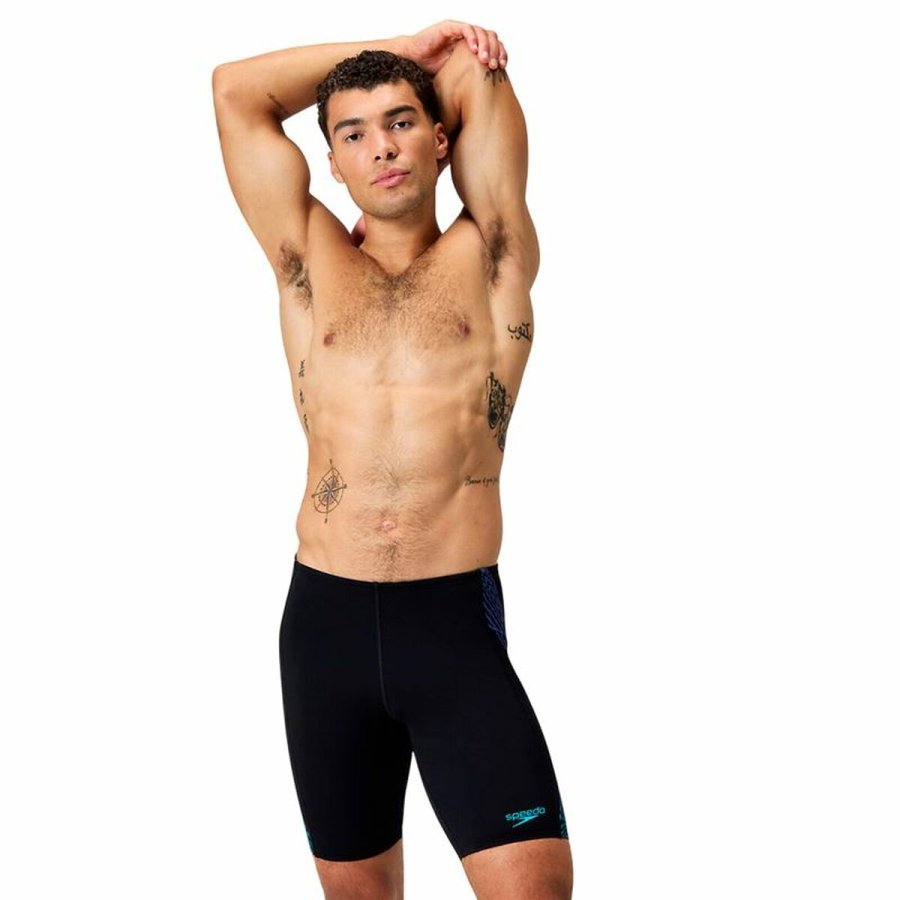 Badetj til Mnd Speedo Tech Panel Jammer Sort #3