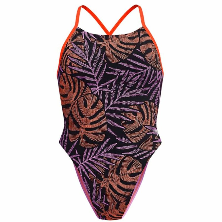 Badetj til Kvinder Speedo Allover Orange #1