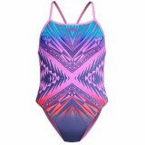 Badetj til Kvinder Speedo Digital Vback Multifarvet Pink #1