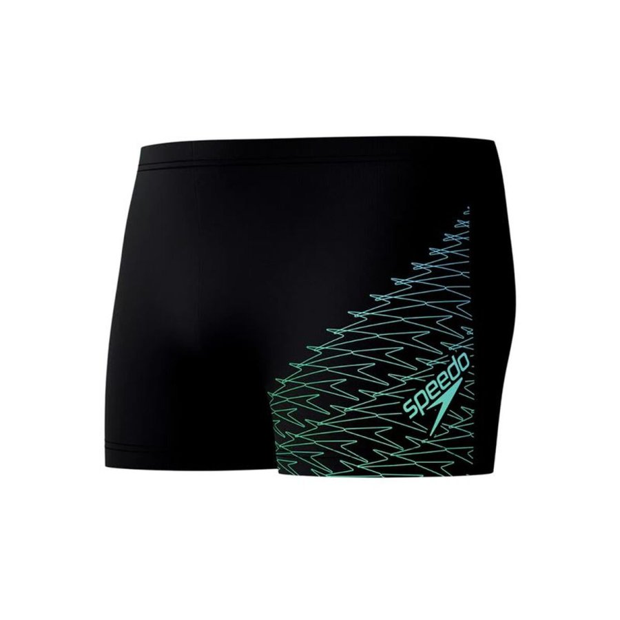 Badet�j til M�nd Speedo Medley Logo Aquashort Sort #1