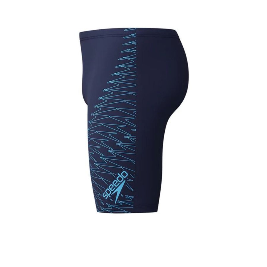 Badet�j til M�nd Speedo Medley Logo Jammer Bl� #3