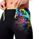 Badet�j til M�nd Speedo ML Placement Printed Jammer Sort #3