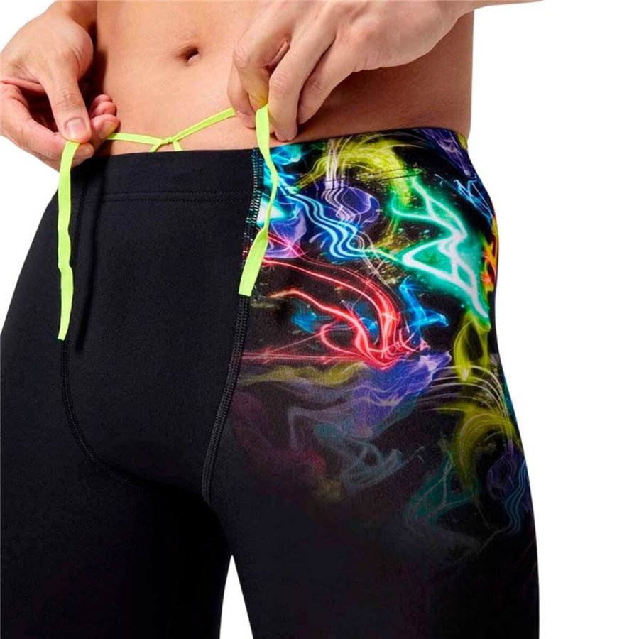 Badet�j til M�nd Speedo ML Placement Printed Jammer Sort #3