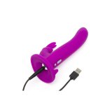 Kanin Vibrator Happy Rabbit Strap-On Harness Set Purple 12,7 cm #5