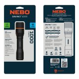 Genopladelig LED-lommelygte Nebo Davinci 1000 1000 Lm #4
