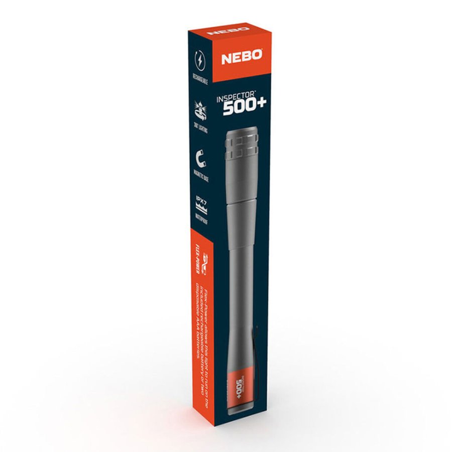 Genopladelig LED-lommelygte Nebo Inspector 500+ Flexpower 500 lm Blyant #2
