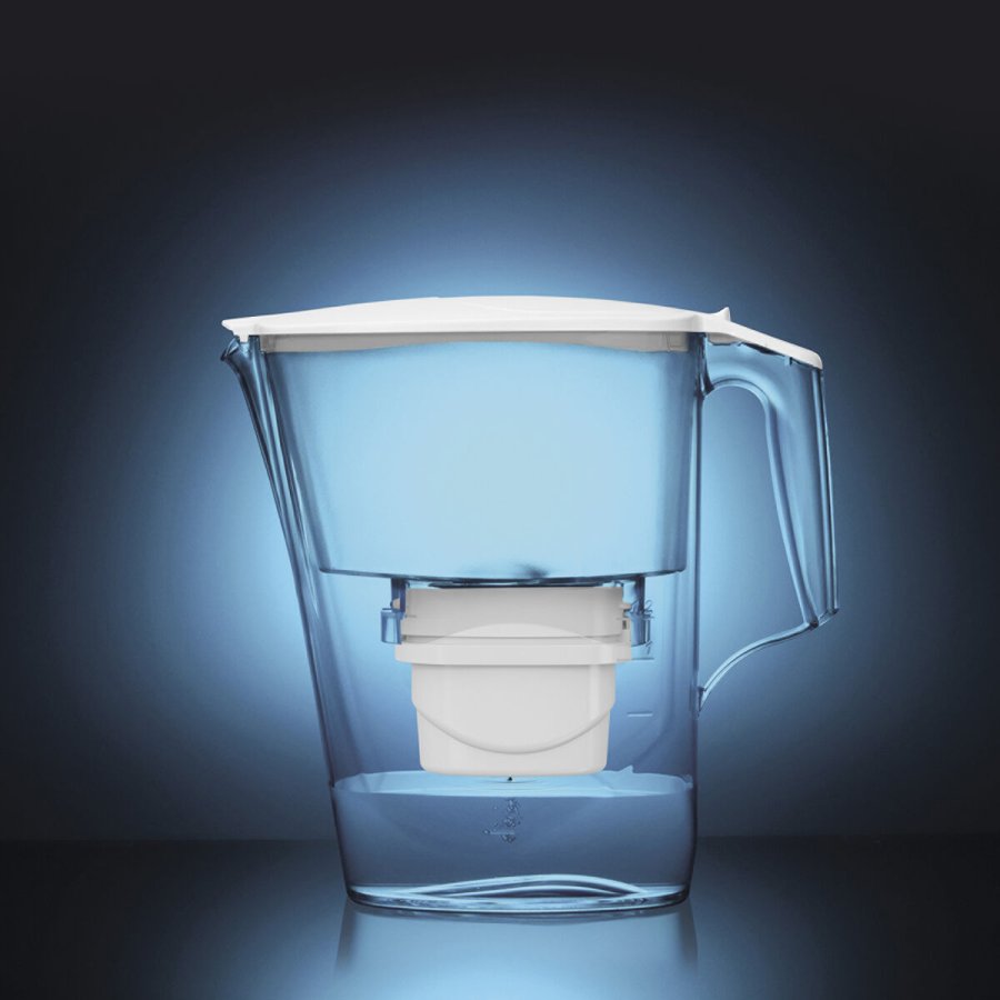 Kande Med Filter Aqua Optima Liscia Evolve Hvid Plastik 2,5 L #7