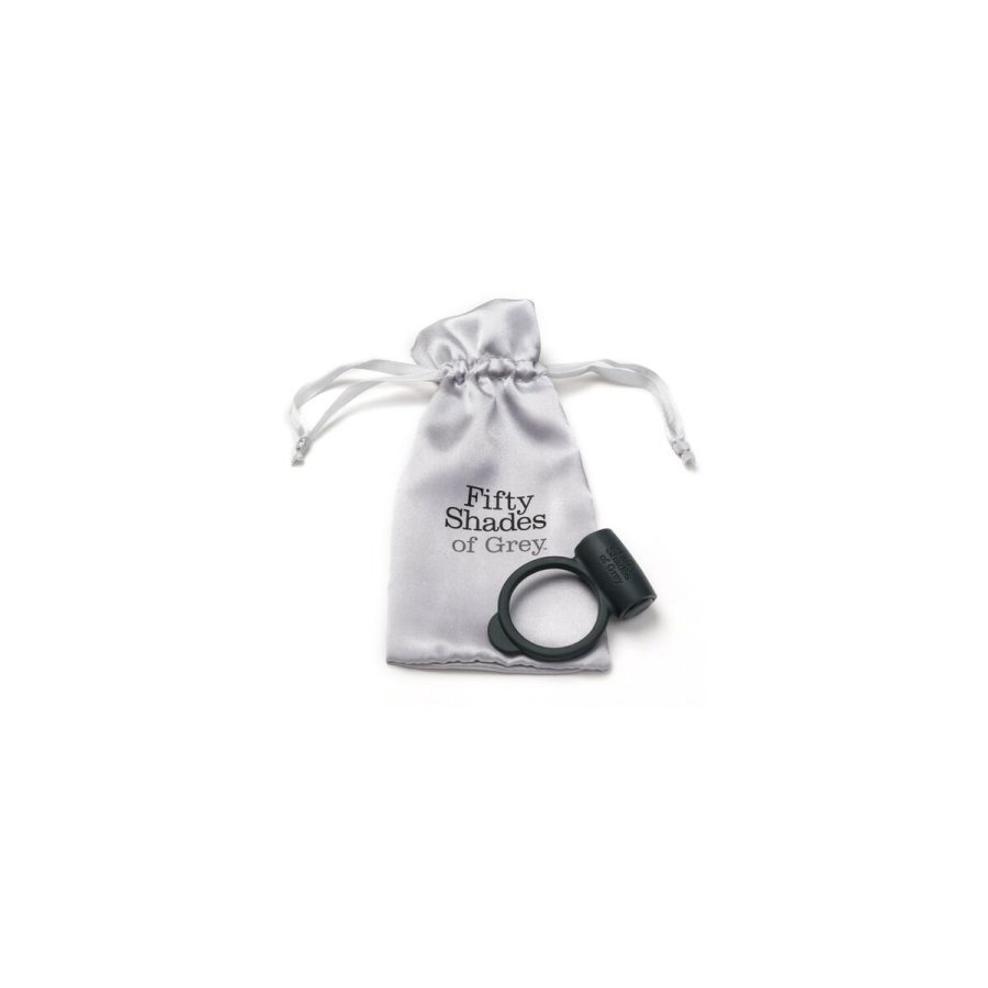 Vibrerende Ring Fifty Shades of Grey 9848 Sort #9