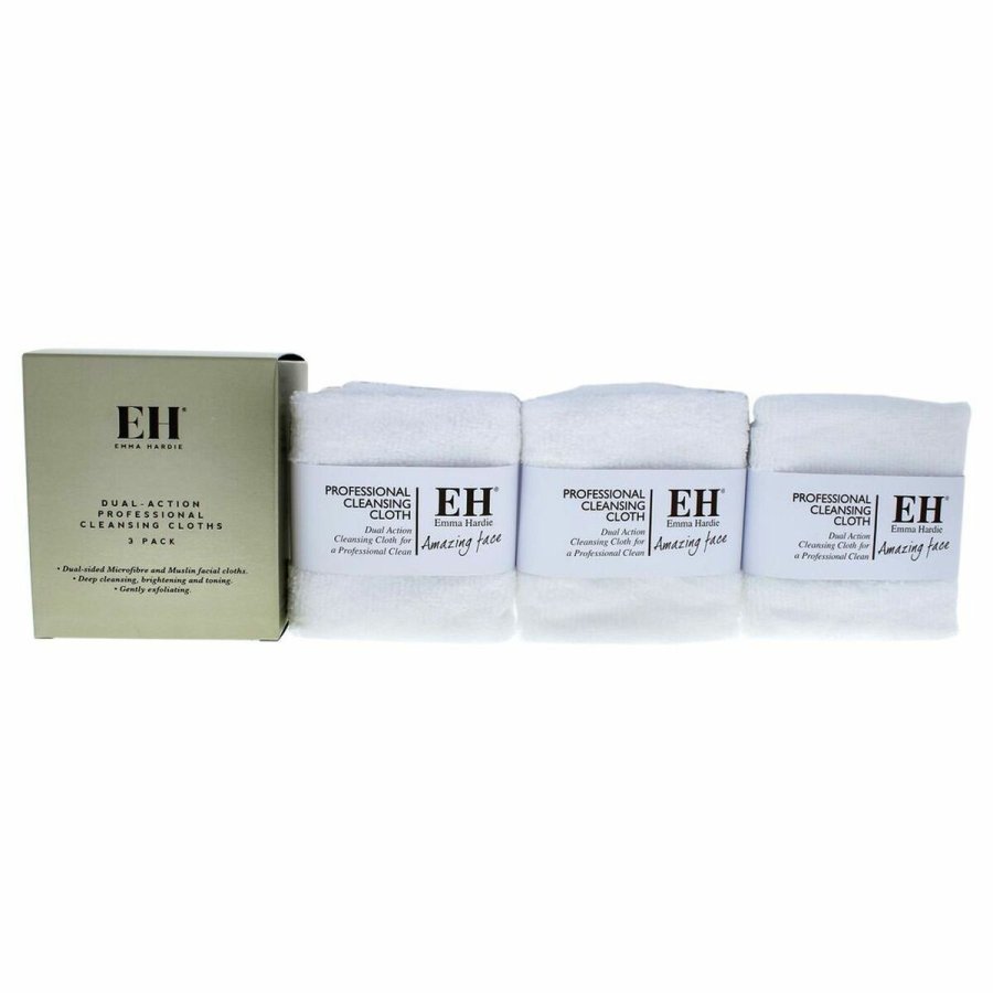 Musselin ansigtsklud Dual Action Emma Hardie EH3DACLTHNW (3 uds) #1