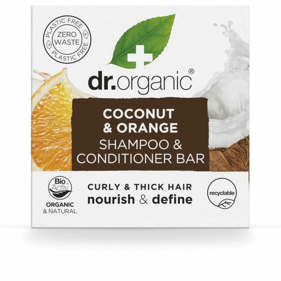 Shampoo og Hrbalsam 2 i 1 Dr.Organic Coconut and Orange 75 g Fast #1