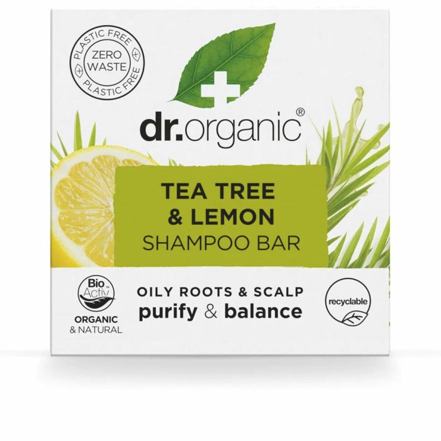 Shampoo Bar Dr.Organic Tea Tree and Lemon 75 g #1