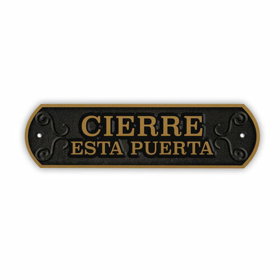 Plade Magnet & Steel Cierre esta puerta 24 x 7,2 cm #2