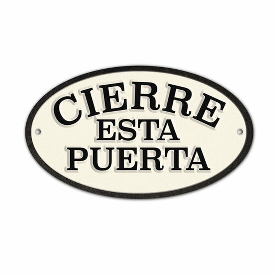 Plade Magnet & Steel Cierre esta Puerta 16,3 x 9,5 cm #2