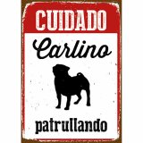 Plade Magnet & Steel Cuidado Carlino Patrullando 14,8 x 21 cm #1