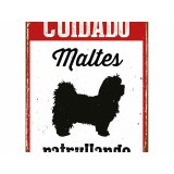 Plade Magnet & Steel Cuidado Malts Patrullando 14,8 x 21 cm #2