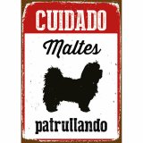 Plade Magnet & Steel Cuidado Malts Patrullando 14,8 x 21 cm #1