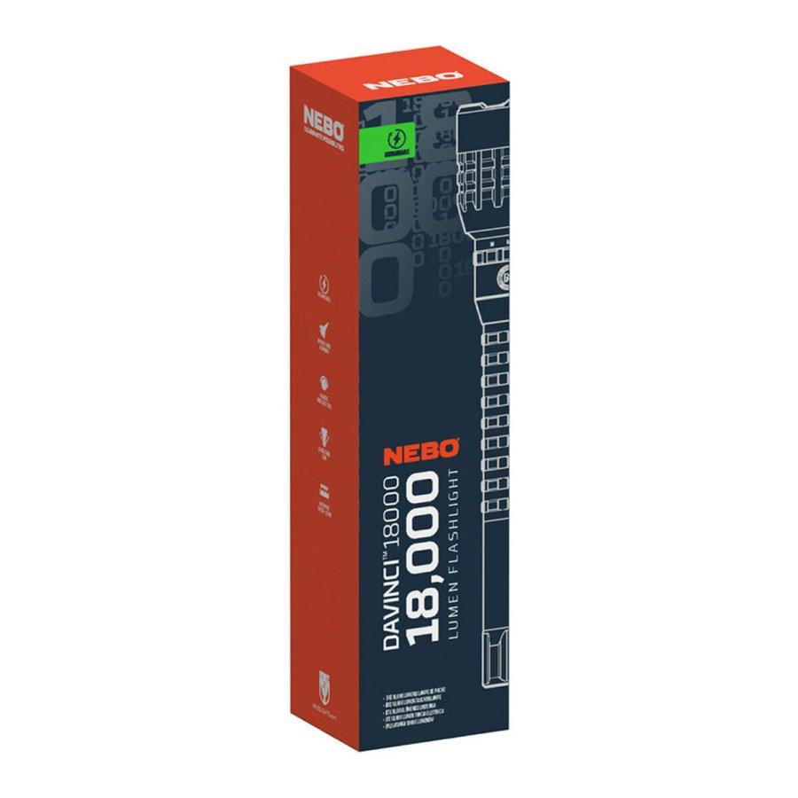 Genopladelig LED-lommelygte Nebo Davinci 18000 18000 Lm #2