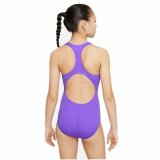 Badedragt til piger Nike Racerback Blomme #2