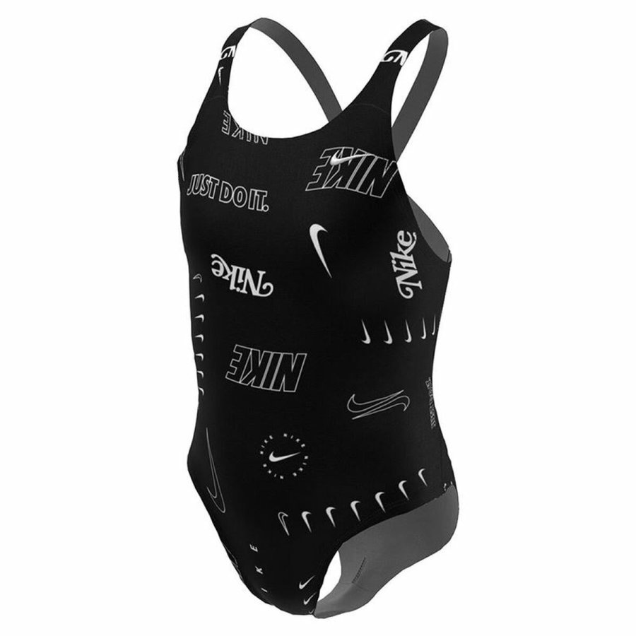 Badedragt til piger Nike Fastback  Sort #1