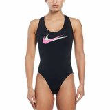 Badetj til Kvinder Nike Multi Logo Sort #1