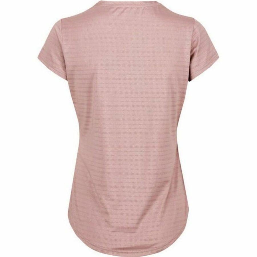 Kort�rmet T-shirt til Kvinder Regatta Limonite VI Dusky Moutain Laksefarvet #5