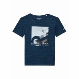 Kort�rmet T-shirt til B�rn Regatta Alvarado VII Bluewingmarl Bl� #1