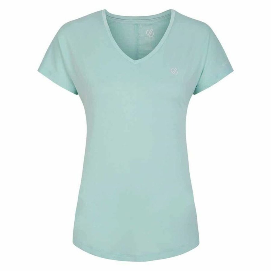 Kortrmet T-shirt til Kvinder Dare 2b Vigilant Himmelbl #2