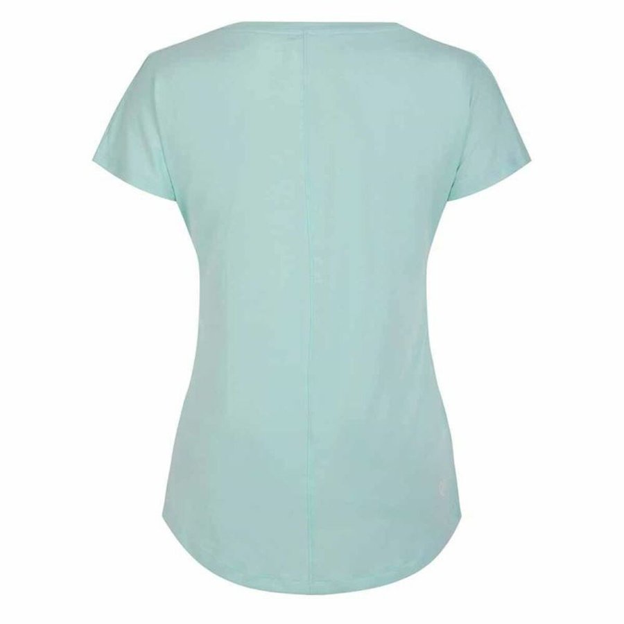 Kortrmet T-shirt til Kvinder Dare 2b Vigilant Himmelbl #3