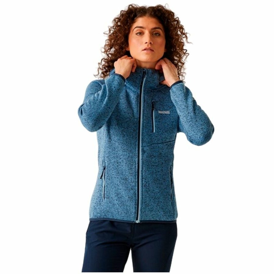 Fleecefor Regatta Wms Hood Newhill Indigo Dame #3