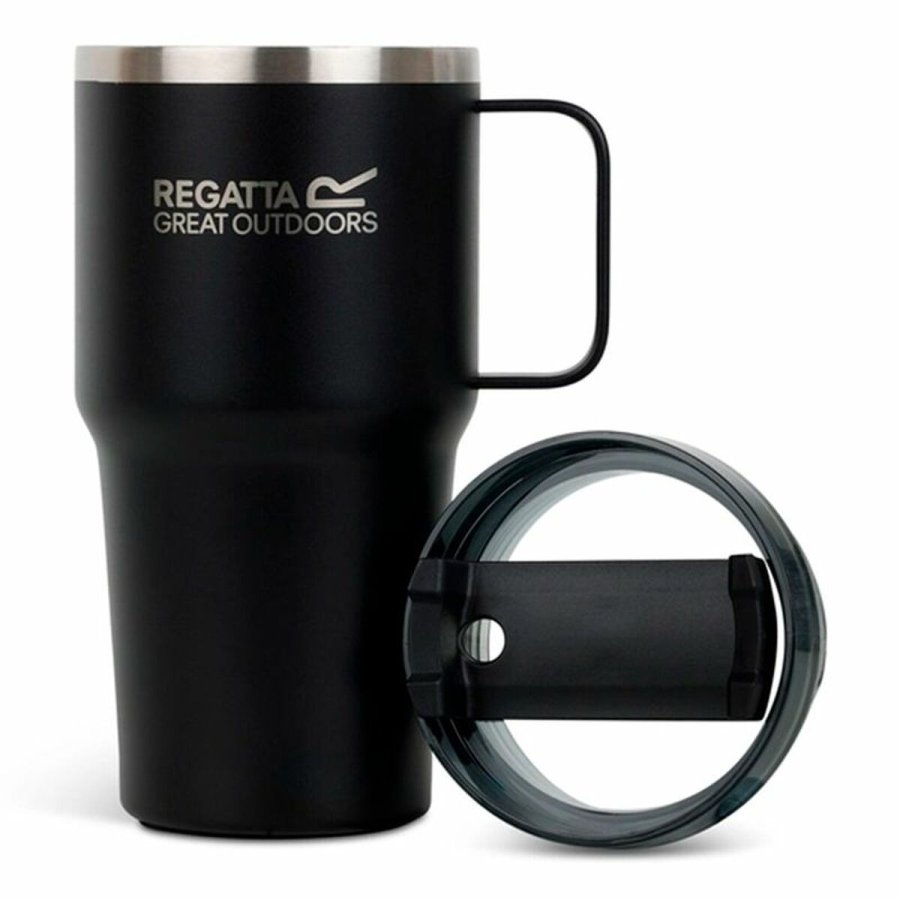 Kop med Sugerr Regatta Thermo Insulated Mug Sort 600 ml Rustfrit stl #3