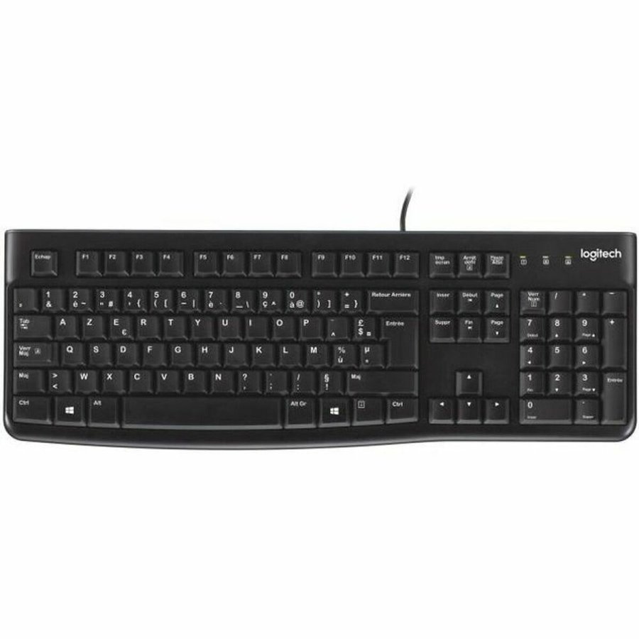 Tastatur Logitech K120 Sort Fransk AZERTY #1