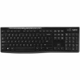 Tr�dl�st tastatur Logitech Fransk Sort AZERTY #1