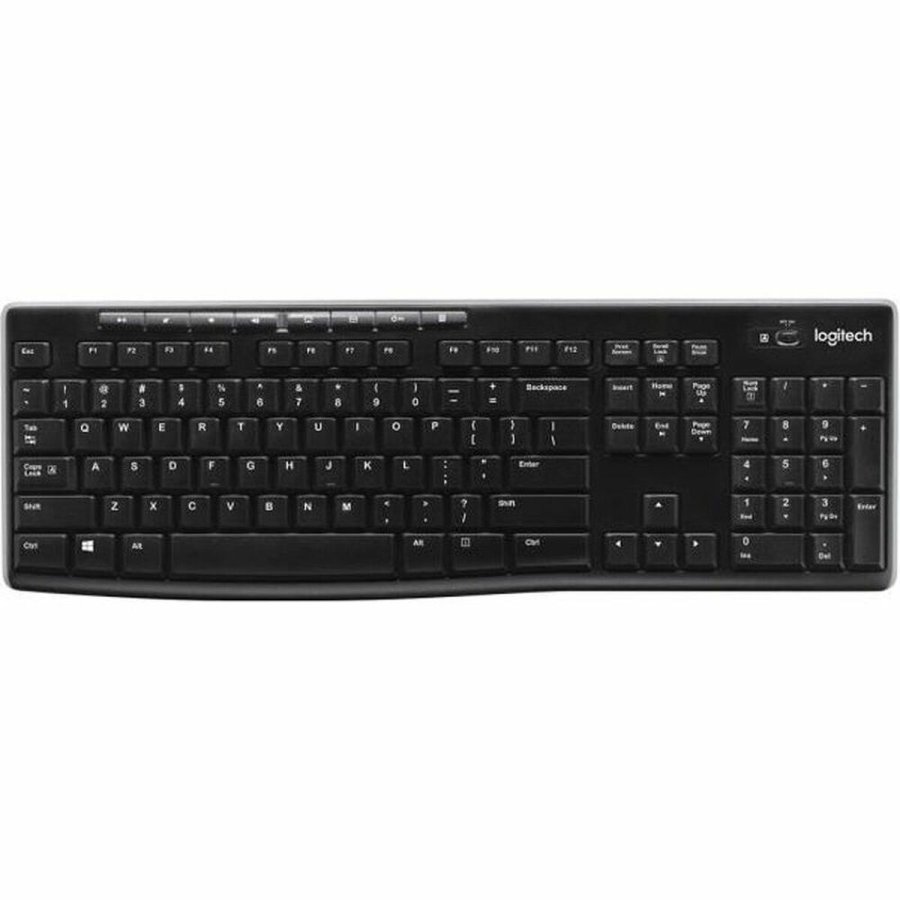 Tr�dl�st tastatur Logitech Fransk Sort AZERTY #1