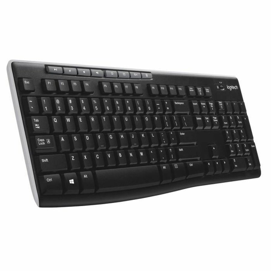 Tr�dl�st tastatur Logitech Fransk Sort AZERTY #4