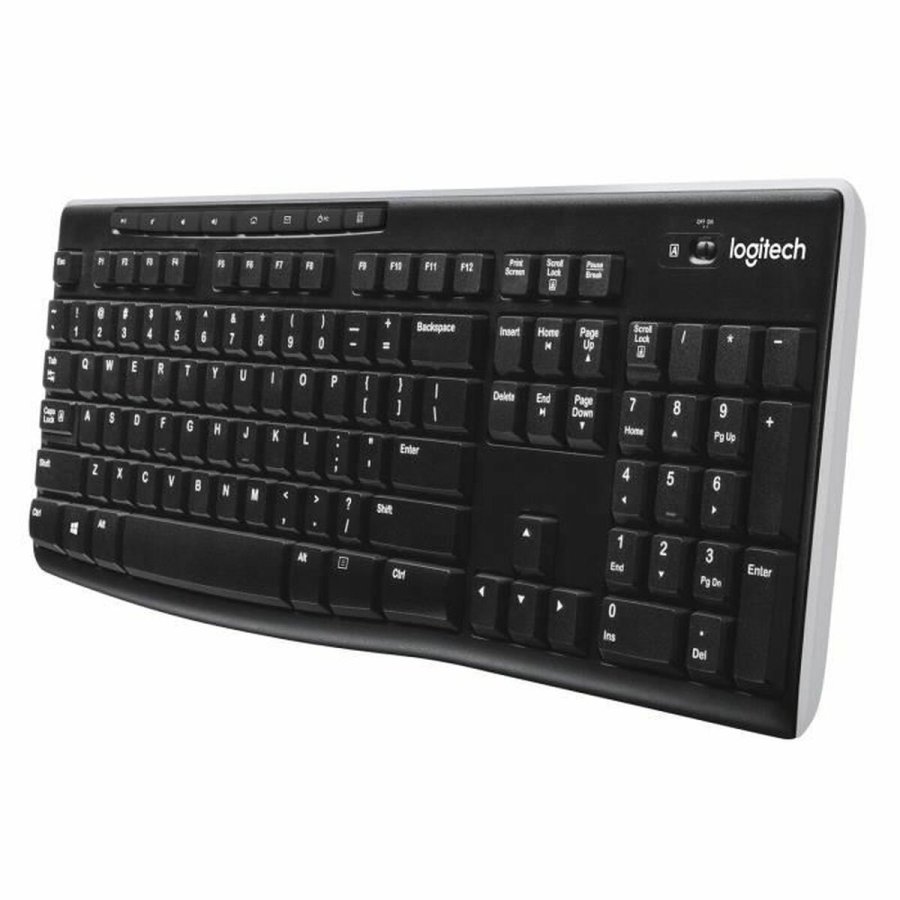 Tr�dl�st tastatur Logitech Fransk Sort AZERTY #2