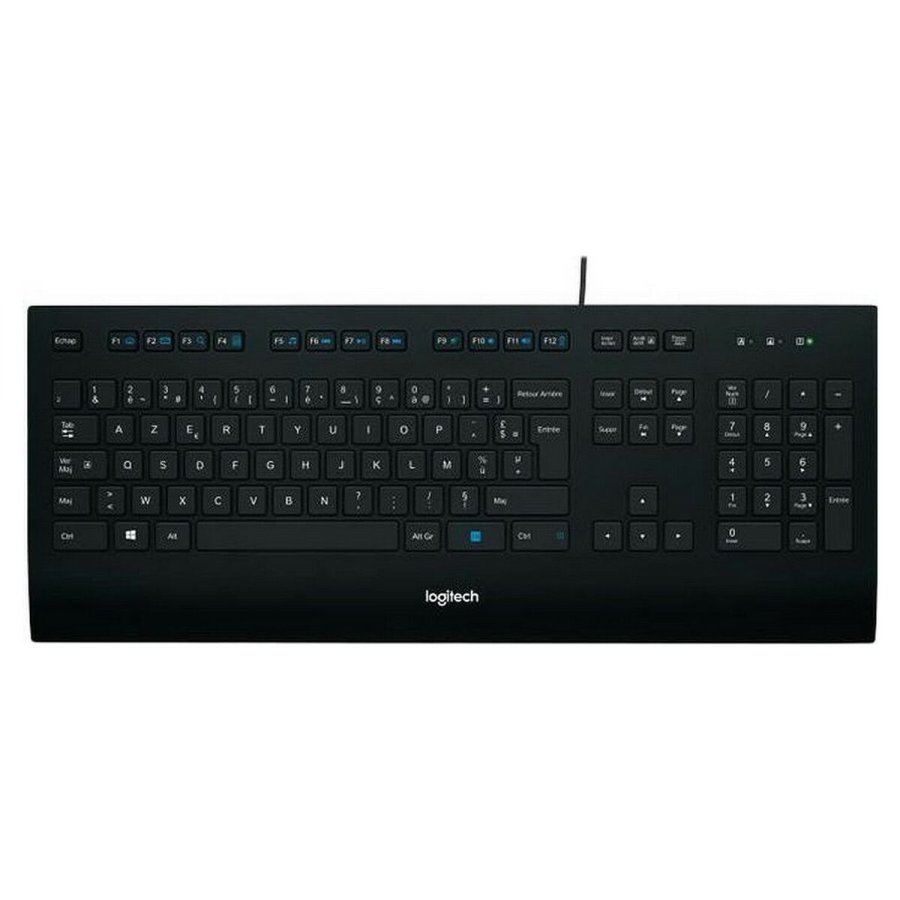 Tastatur Logitech K280E Sort Fransk AZERTY #1
