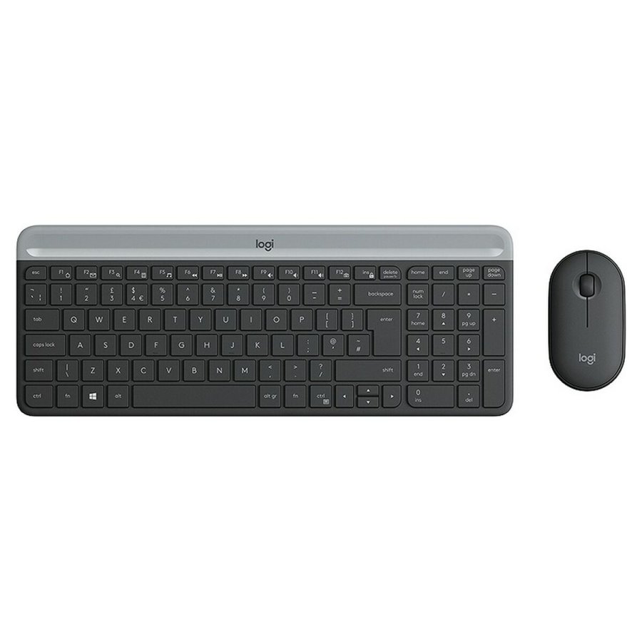 Tastatur og mus Logitech 920-009190 Sort Gr� Fransk AZERTY #1