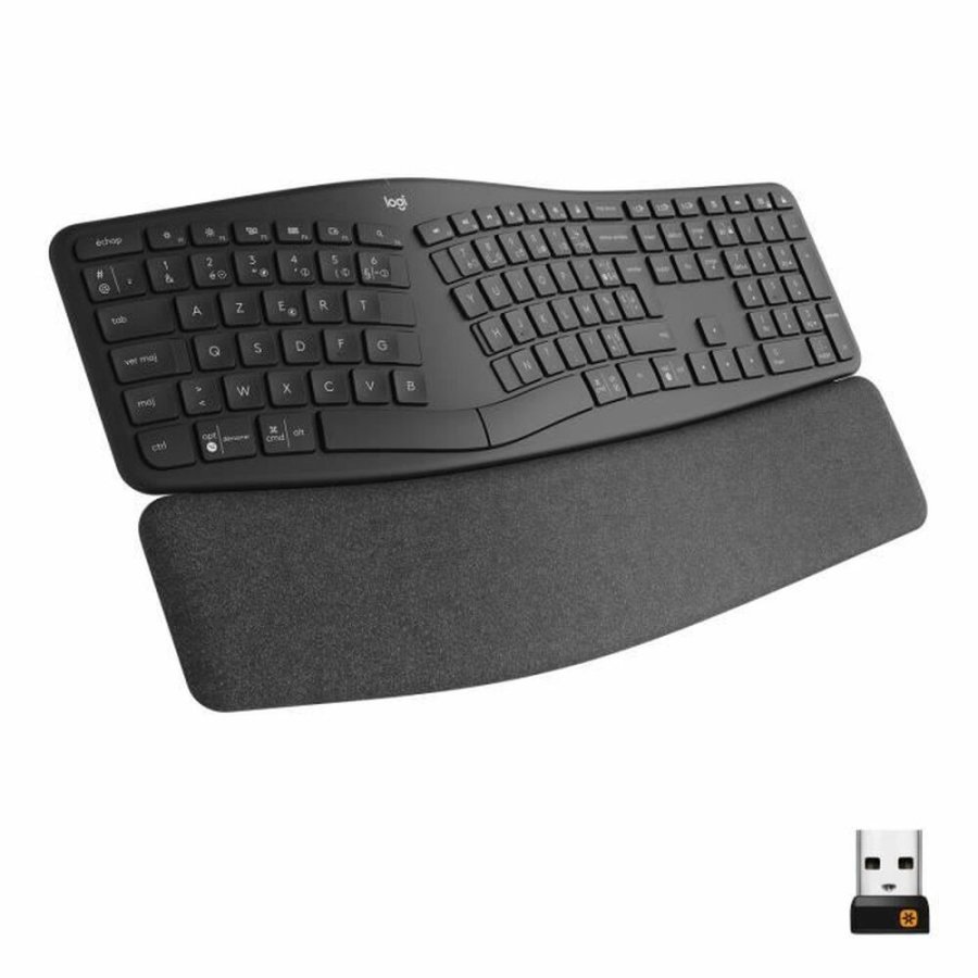 Tastatur Logitech K860 Sort Fransk AZERTY #1